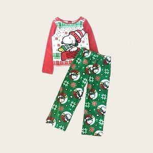 2pk Peanuts Grils Pajamas Set 3T
